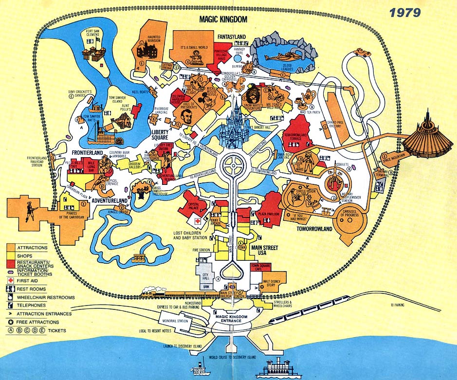 Castle Of Magic Kingdom On Map